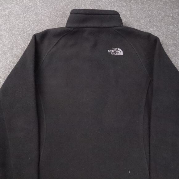 The North Face Womens Fleece Large Black Long Sleeve Full Zip Collared Jacket - Picture 11 of 11